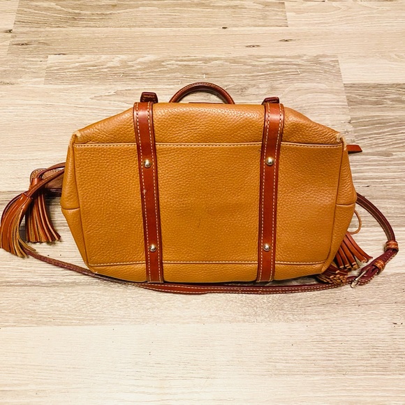 Dooney & Bourke Florentine Leather Mini Domed Buckle Satchel - Picture 7 of 10